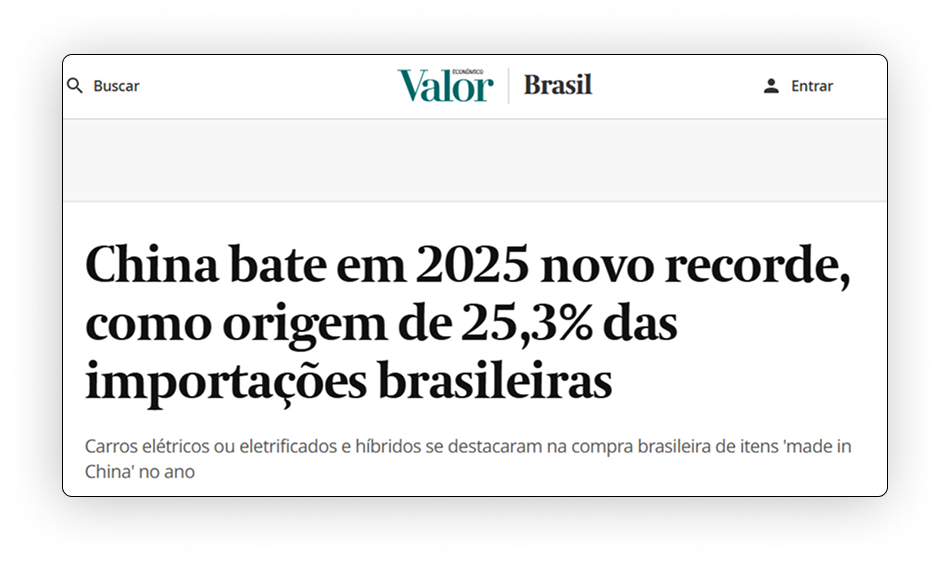 Notícia Valor Econômico