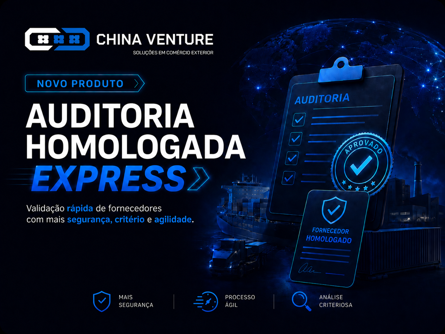 Auditoria Homologada Express da China Venture